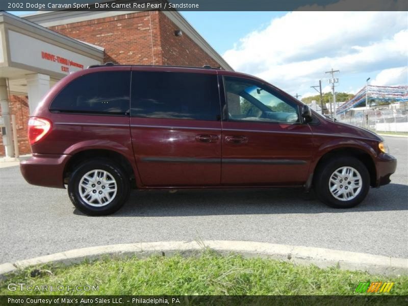 Dark Garnet Red Pearl / Sandstone 2002 Dodge Caravan Sport