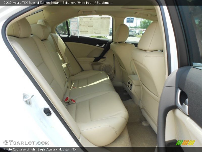 Rear Seat of 2012 TSX Special Edition Sedan