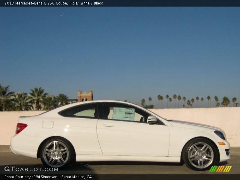 Polar White / Black 2013 Mercedes-Benz C 250 Coupe