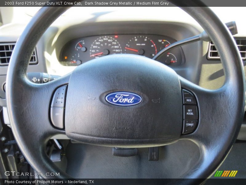  2003 F250 Super Duty XLT Crew Cab Steering Wheel