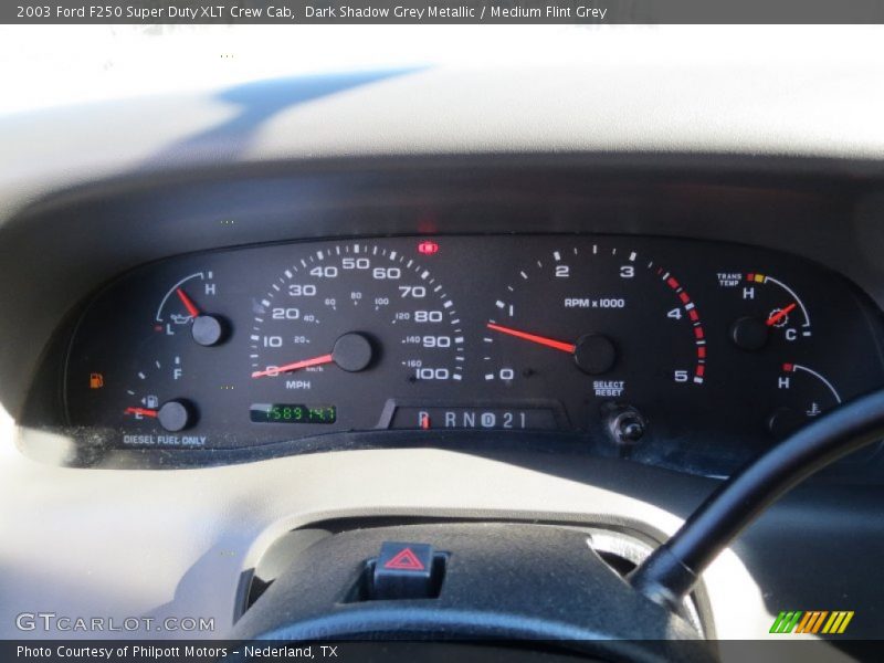  2003 F250 Super Duty XLT Crew Cab XLT Crew Cab Gauges