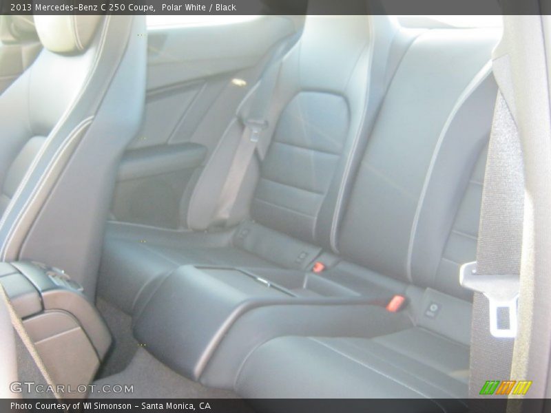 Polar White / Black 2013 Mercedes-Benz C 250 Coupe