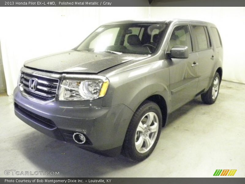Polished Metal Metallic / Gray 2013 Honda Pilot EX-L 4WD