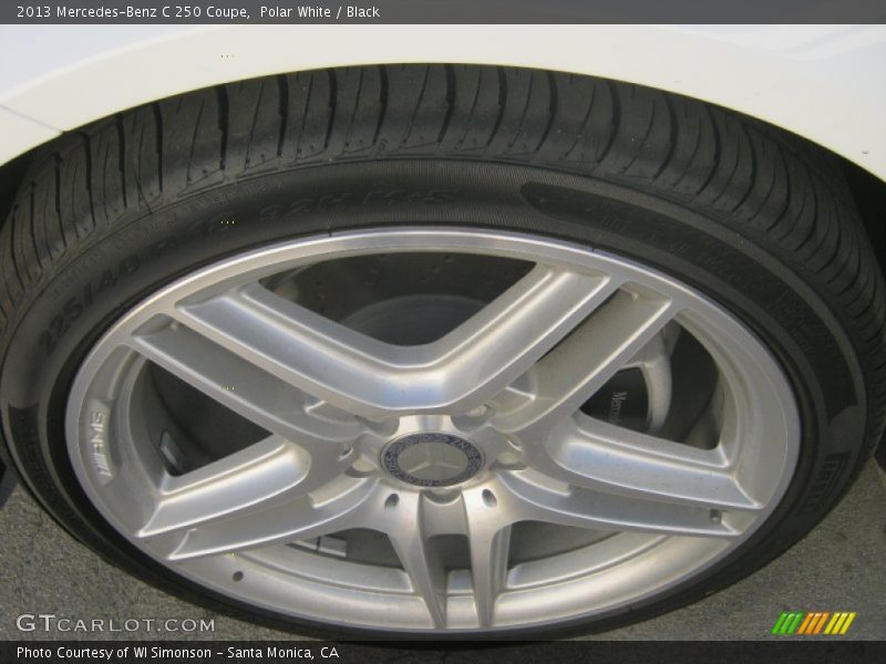 Polar White / Black 2013 Mercedes-Benz C 250 Coupe