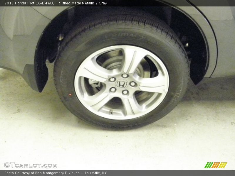 Polished Metal Metallic / Gray 2013 Honda Pilot EX-L 4WD