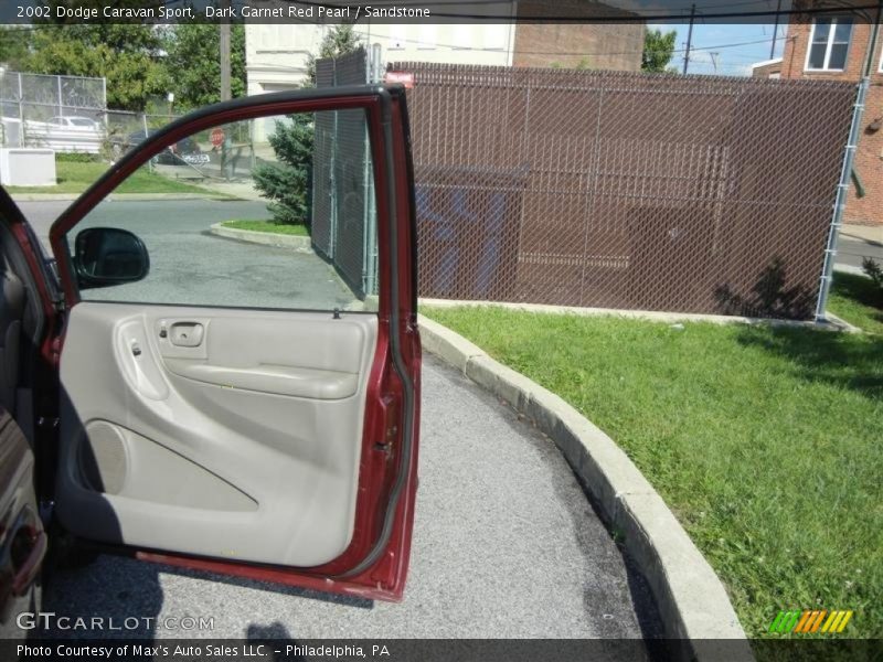 Dark Garnet Red Pearl / Sandstone 2002 Dodge Caravan Sport