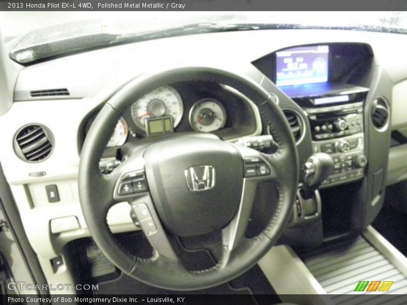 Polished Metal Metallic / Gray 2013 Honda Pilot EX-L 4WD