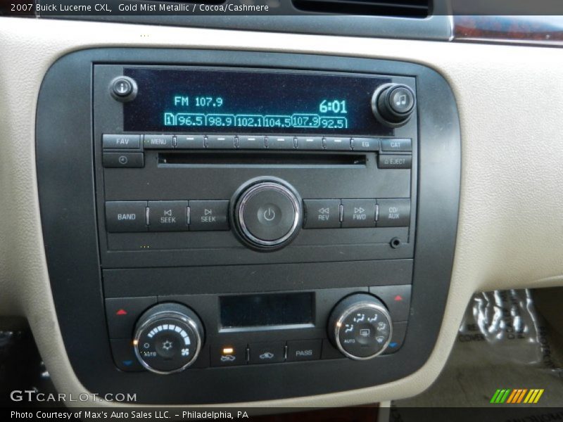 Gold Mist Metallic / Cocoa/Cashmere 2007 Buick Lucerne CXL