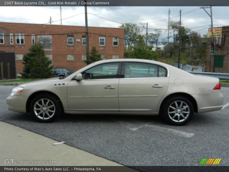 Gold Mist Metallic / Cocoa/Cashmere 2007 Buick Lucerne CXL