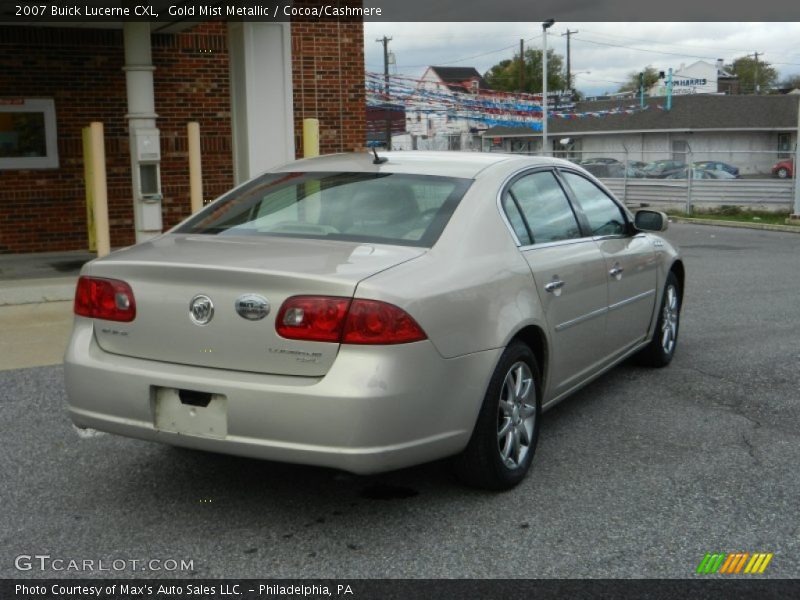 Gold Mist Metallic / Cocoa/Cashmere 2007 Buick Lucerne CXL