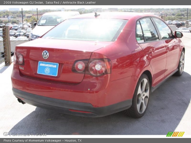 Salsa Red / Anthracite Black Leather 2009 Volkswagen GLI Sedan