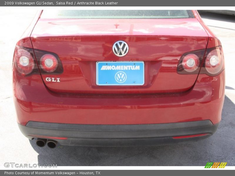 Salsa Red / Anthracite Black Leather 2009 Volkswagen GLI Sedan