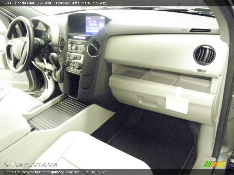 Polished Metal Metallic / Gray 2013 Honda Pilot EX-L 4WD