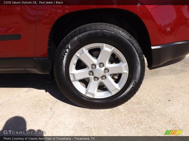 Red Jewel / Black 2008 Saturn Outlook XE