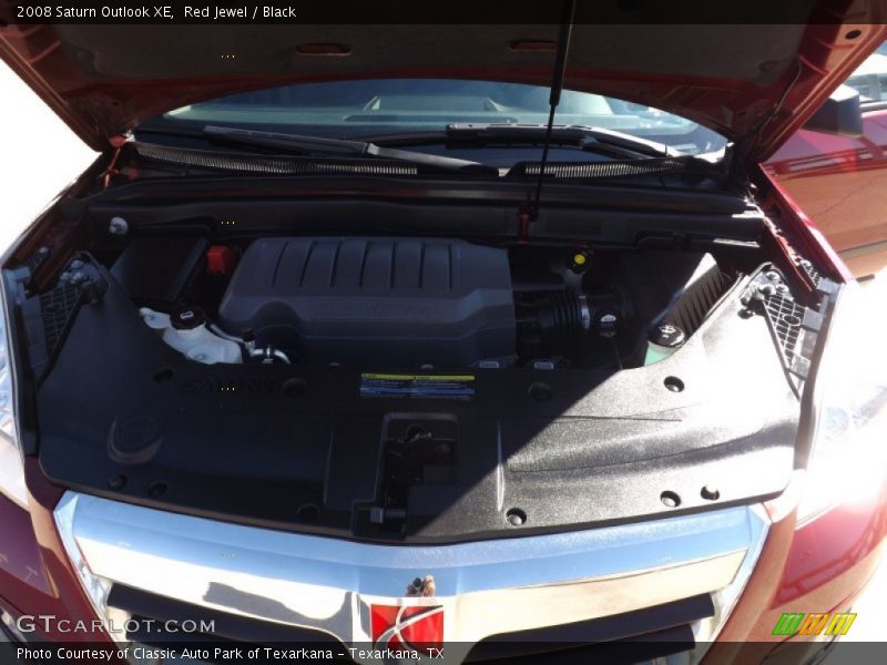 Red Jewel / Black 2008 Saturn Outlook XE