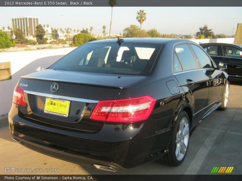 Black / Black 2013 Mercedes-Benz E 350 Sedan