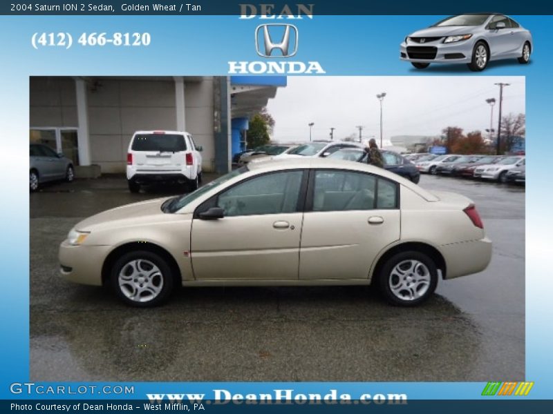 Golden Wheat / Tan 2004 Saturn ION 2 Sedan