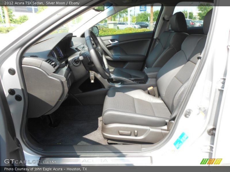 Silver Moon / Ebony 2012 Acura TSX Sedan