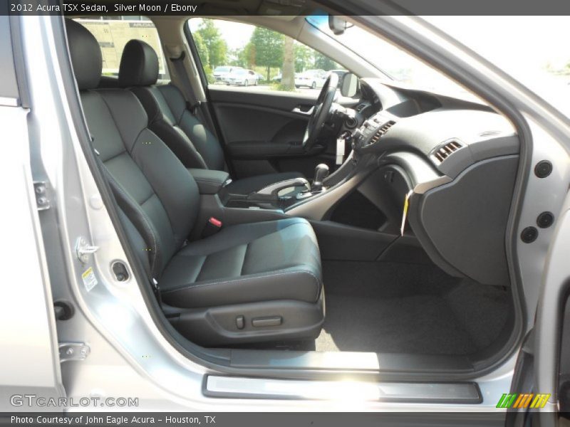 Silver Moon / Ebony 2012 Acura TSX Sedan