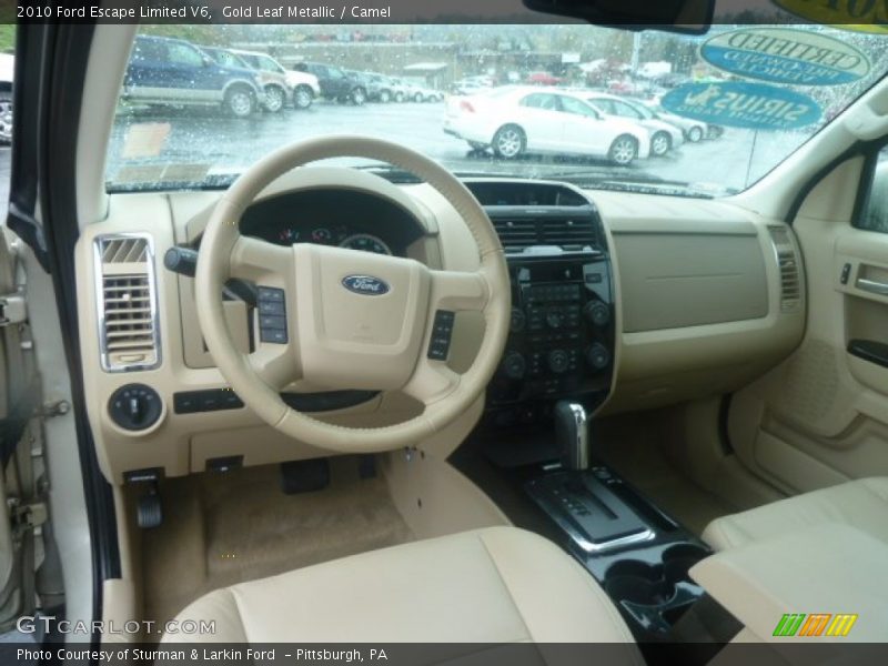 Gold Leaf Metallic / Camel 2010 Ford Escape Limited V6