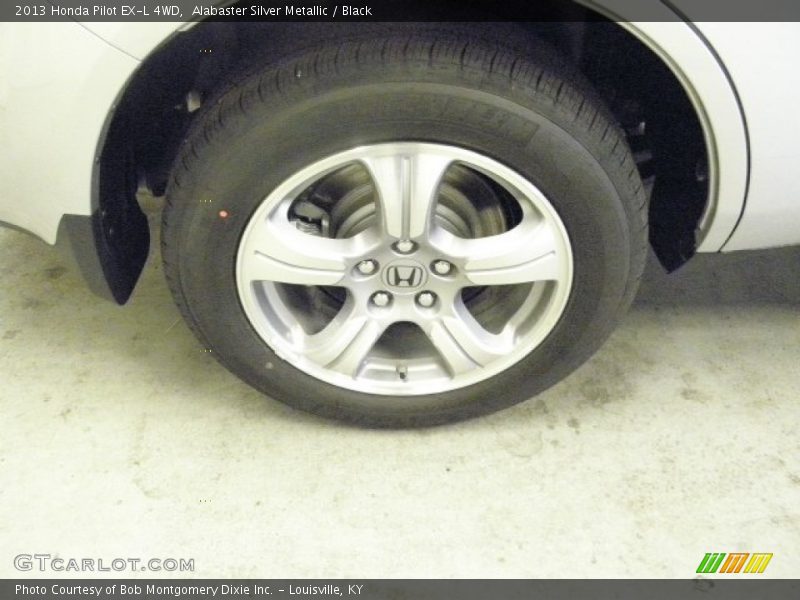Alabaster Silver Metallic / Black 2013 Honda Pilot EX-L 4WD