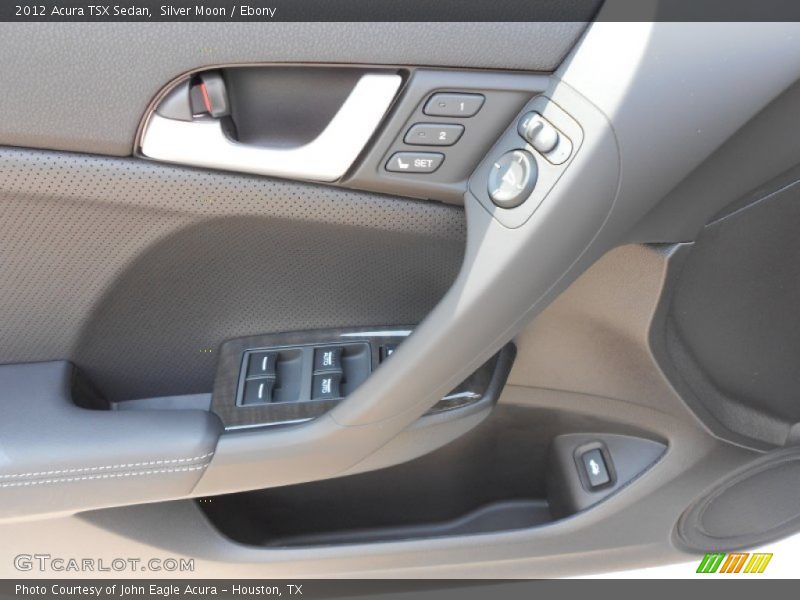 Silver Moon / Ebony 2012 Acura TSX Sedan