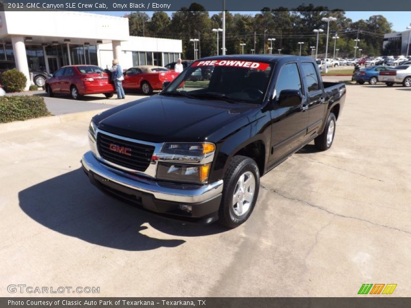 Onyx Black / Ebony 2012 GMC Canyon SLE Crew Cab