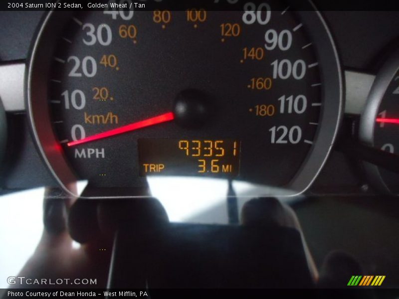 Golden Wheat / Tan 2004 Saturn ION 2 Sedan