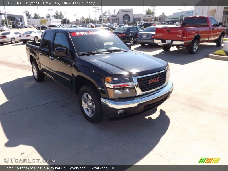 Onyx Black / Ebony 2012 GMC Canyon SLE Crew Cab