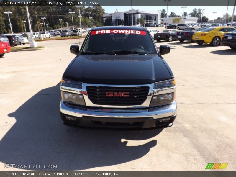 Onyx Black / Ebony 2012 GMC Canyon SLE Crew Cab