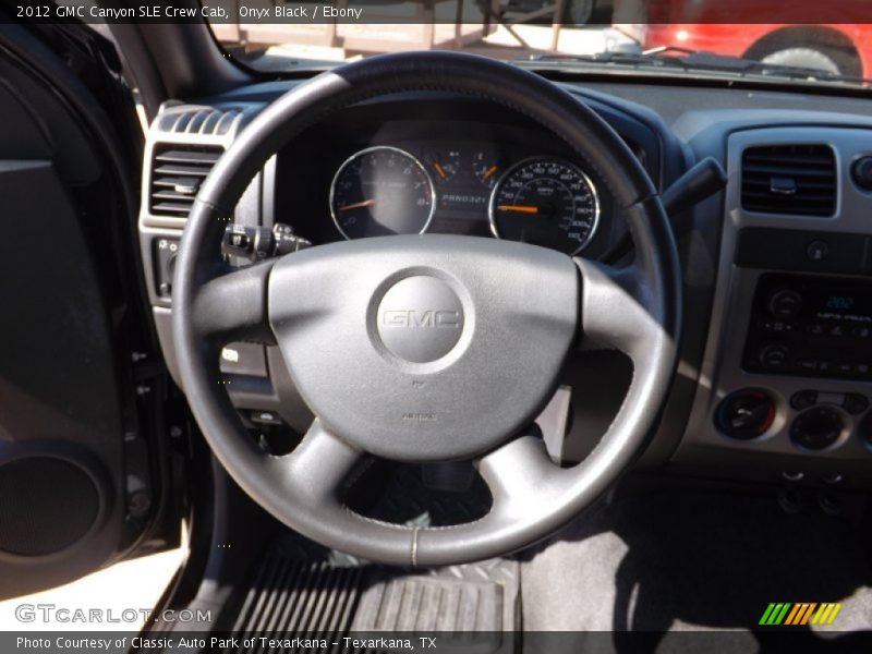 Onyx Black / Ebony 2012 GMC Canyon SLE Crew Cab