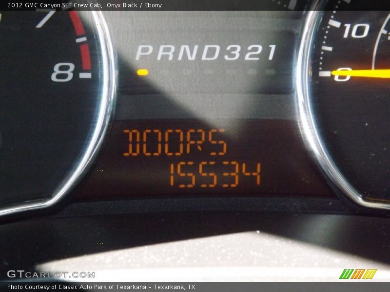 Onyx Black / Ebony 2012 GMC Canyon SLE Crew Cab