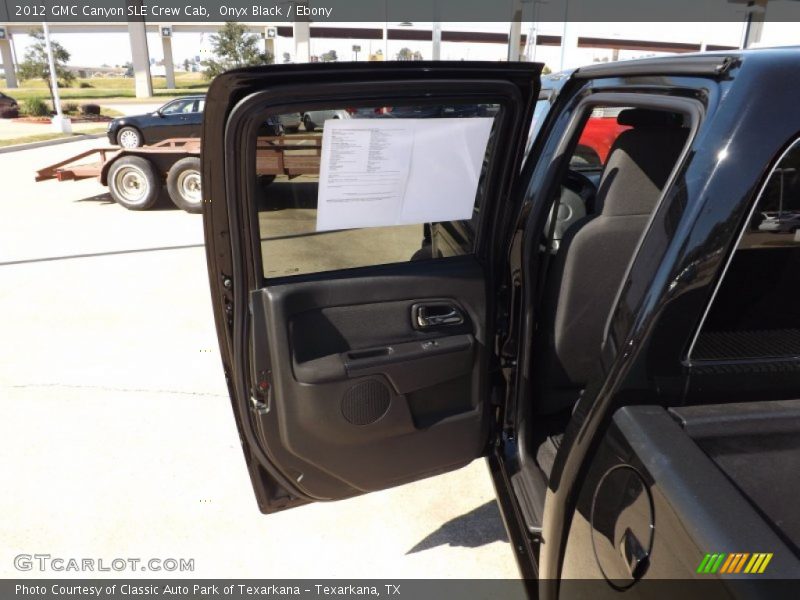 Onyx Black / Ebony 2012 GMC Canyon SLE Crew Cab