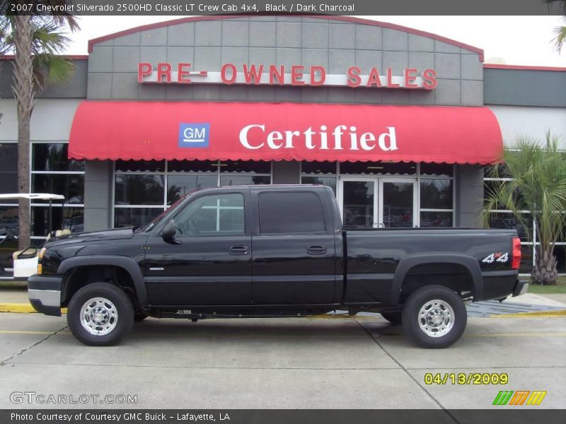 Black / Dark Charcoal 2007 Chevrolet Silverado 2500HD Classic LT Crew Cab 4x4