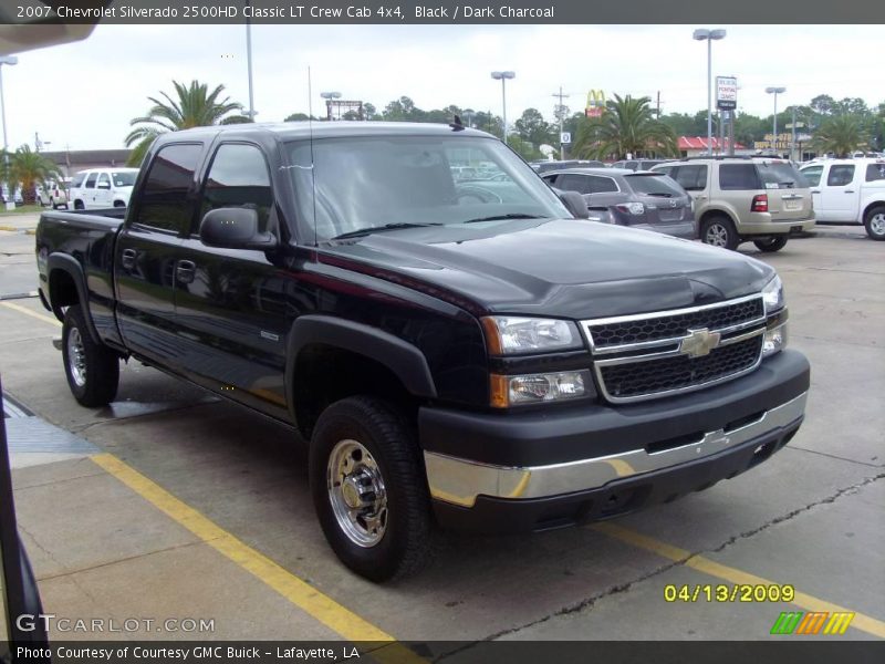 Black / Dark Charcoal 2007 Chevrolet Silverado 2500HD Classic LT Crew Cab 4x4