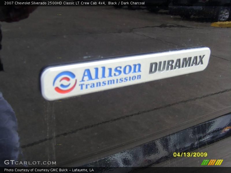 Black / Dark Charcoal 2007 Chevrolet Silverado 2500HD Classic LT Crew Cab 4x4