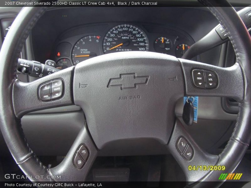 Black / Dark Charcoal 2007 Chevrolet Silverado 2500HD Classic LT Crew Cab 4x4