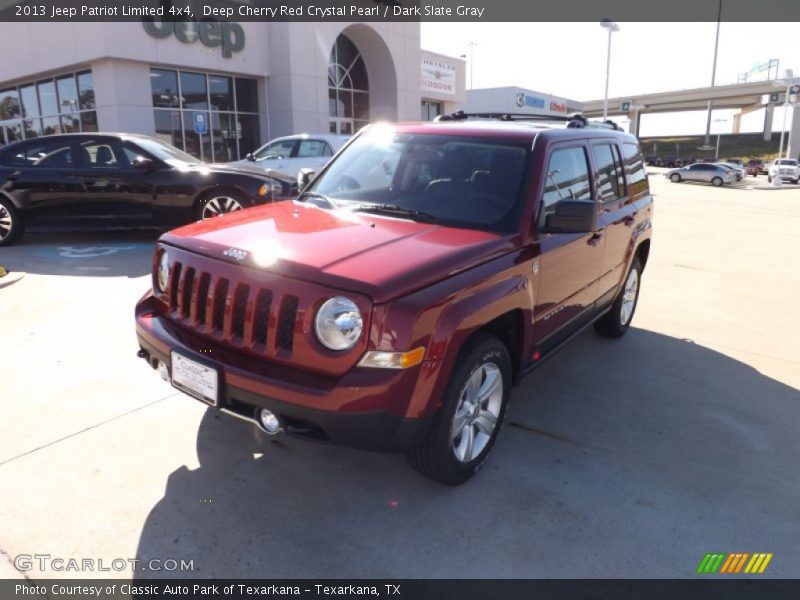 Deep Cherry Red Crystal Pearl / Dark Slate Gray 2013 Jeep Patriot Limited 4x4