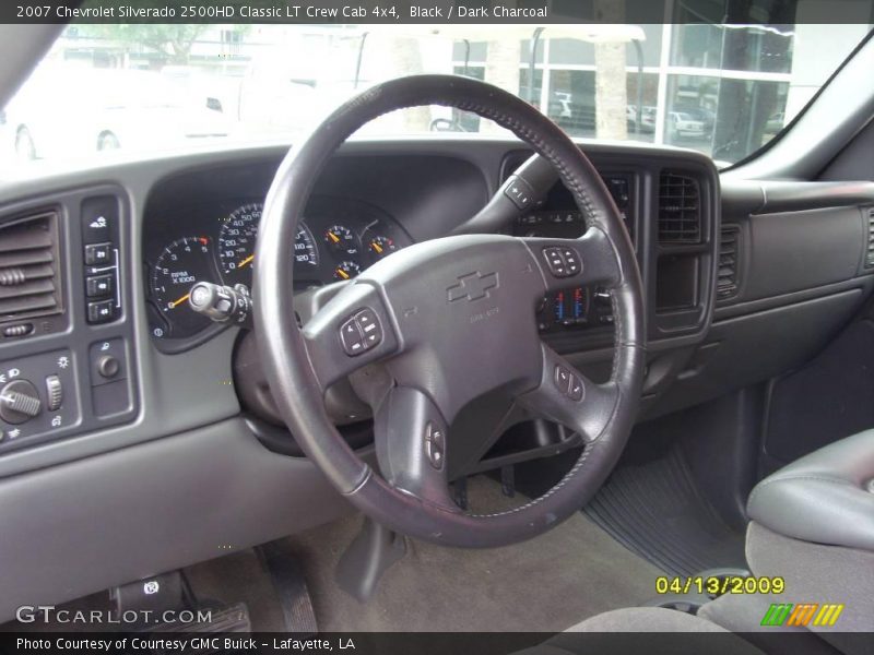 Black / Dark Charcoal 2007 Chevrolet Silverado 2500HD Classic LT Crew Cab 4x4