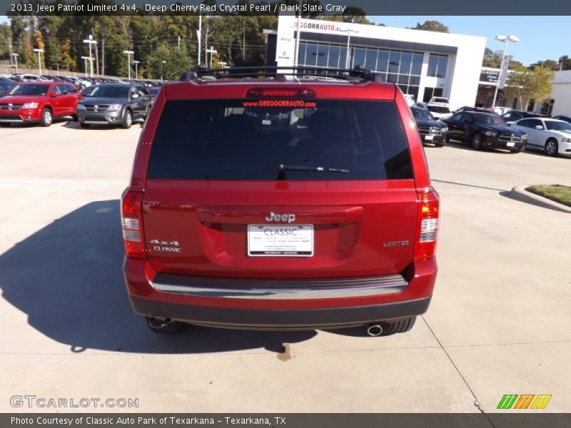 Deep Cherry Red Crystal Pearl / Dark Slate Gray 2013 Jeep Patriot Limited 4x4