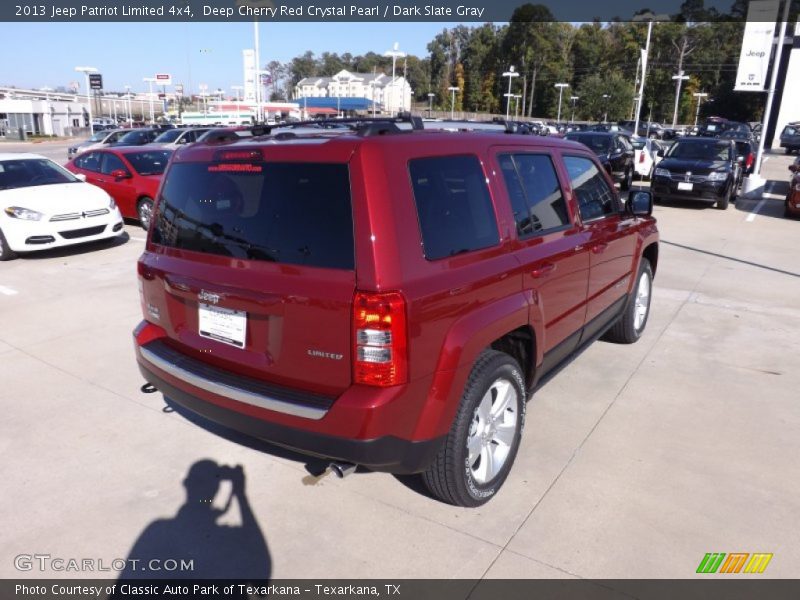Deep Cherry Red Crystal Pearl / Dark Slate Gray 2013 Jeep Patriot Limited 4x4