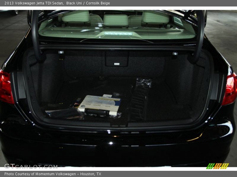 Black Uni / Cornsilk Beige 2013 Volkswagen Jetta TDI Sedan