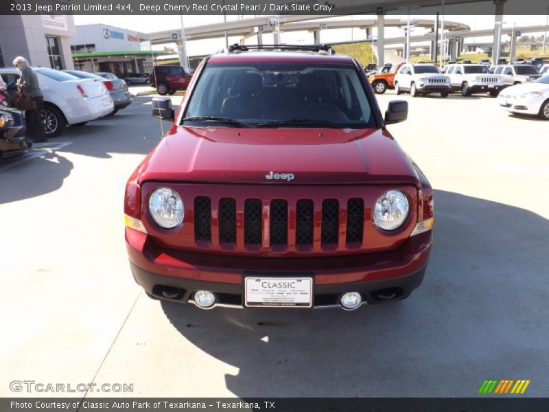 Deep Cherry Red Crystal Pearl / Dark Slate Gray 2013 Jeep Patriot Limited 4x4