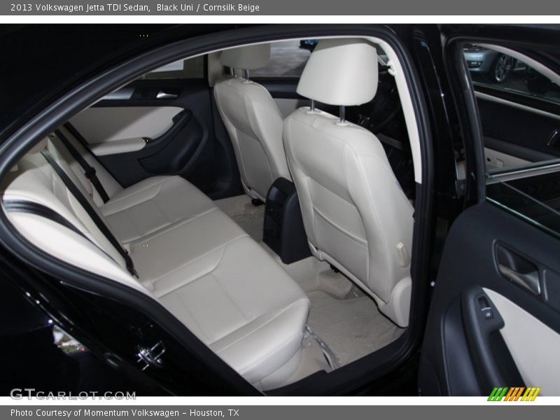 Black Uni / Cornsilk Beige 2013 Volkswagen Jetta TDI Sedan