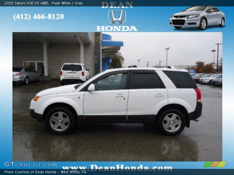 Polar White / Gray 2005 Saturn VUE V6 AWD