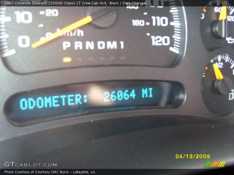 Black / Dark Charcoal 2007 Chevrolet Silverado 2500HD Classic LT Crew Cab 4x4
