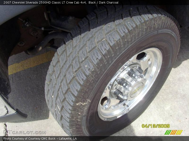 Black / Dark Charcoal 2007 Chevrolet Silverado 2500HD Classic LT Crew Cab 4x4