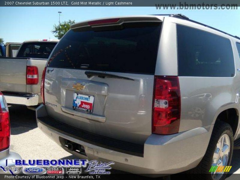 Gold Mist Metallic / Light Cashmere 2007 Chevrolet Suburban 1500 LTZ