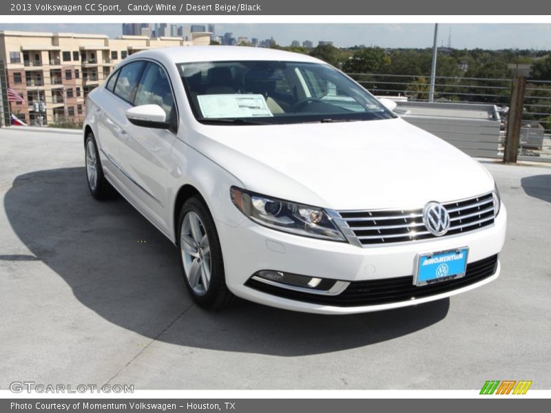 Candy White / Desert Beige/Black 2013 Volkswagen CC Sport