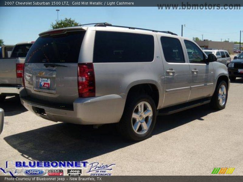 Gold Mist Metallic / Light Cashmere 2007 Chevrolet Suburban 1500 LTZ